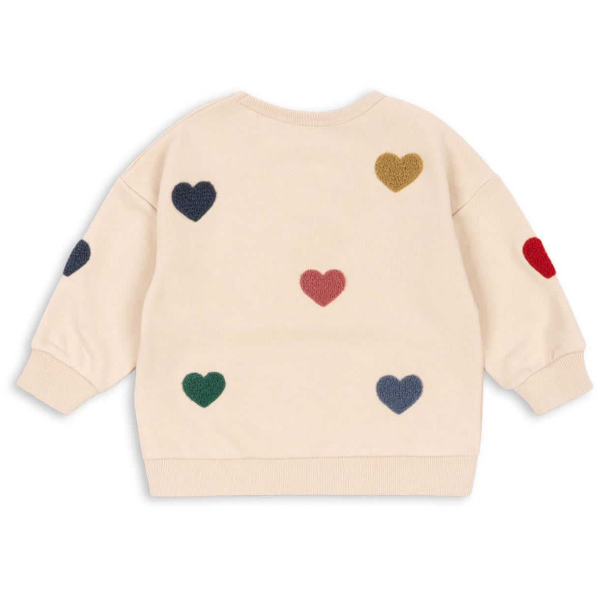 Konges Sløjd Multi Heart Lou Terry Sweat Shirt Ocs