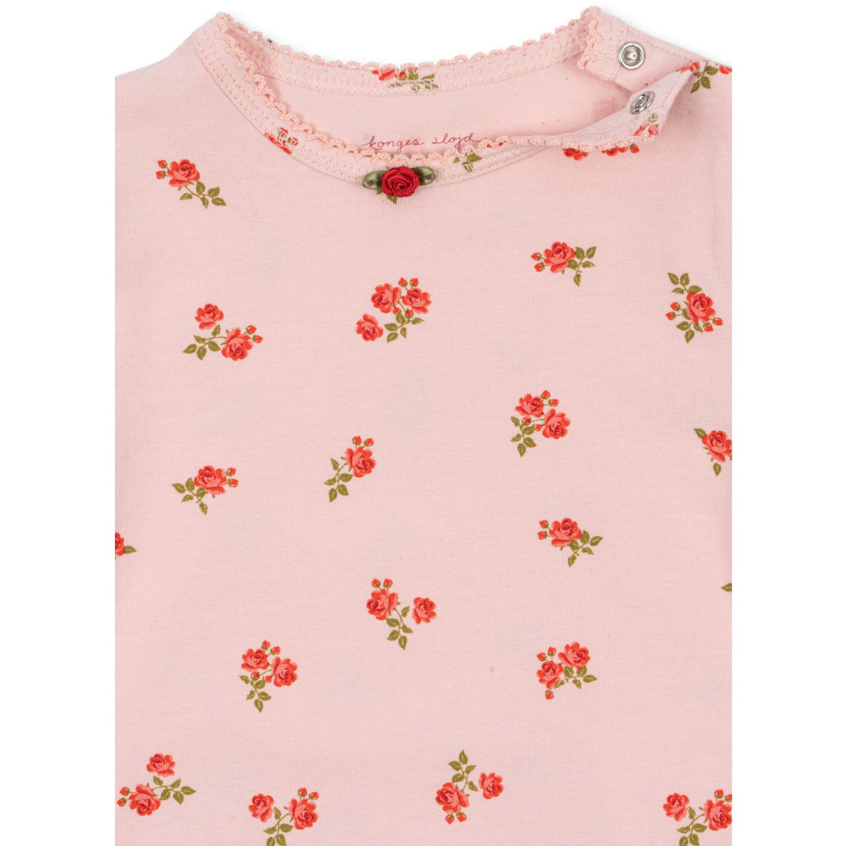 Konges Sløjd Rosa Pink Basic Ls Body GOTS
