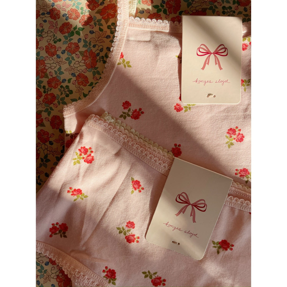 Konges Sløjd Bella Rosita/Rosa Pink Basic 2 Pack Girl Hipster GOTS