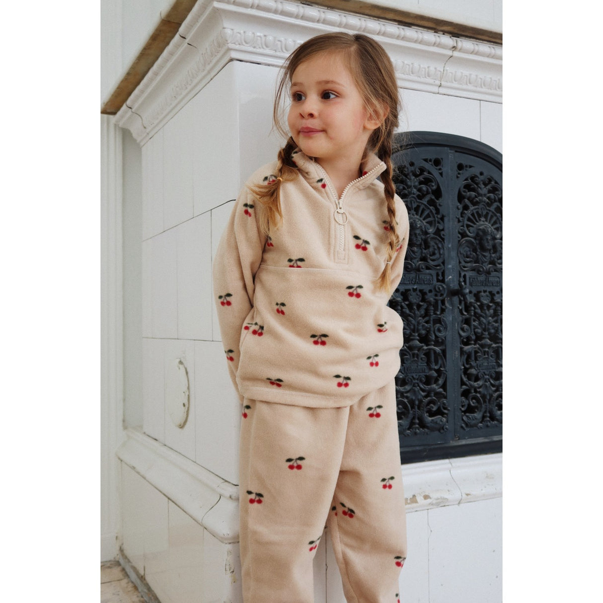 Konges Sløjd x Luksusbaby Cherry Tavi Fleece Sweatshirt Grs