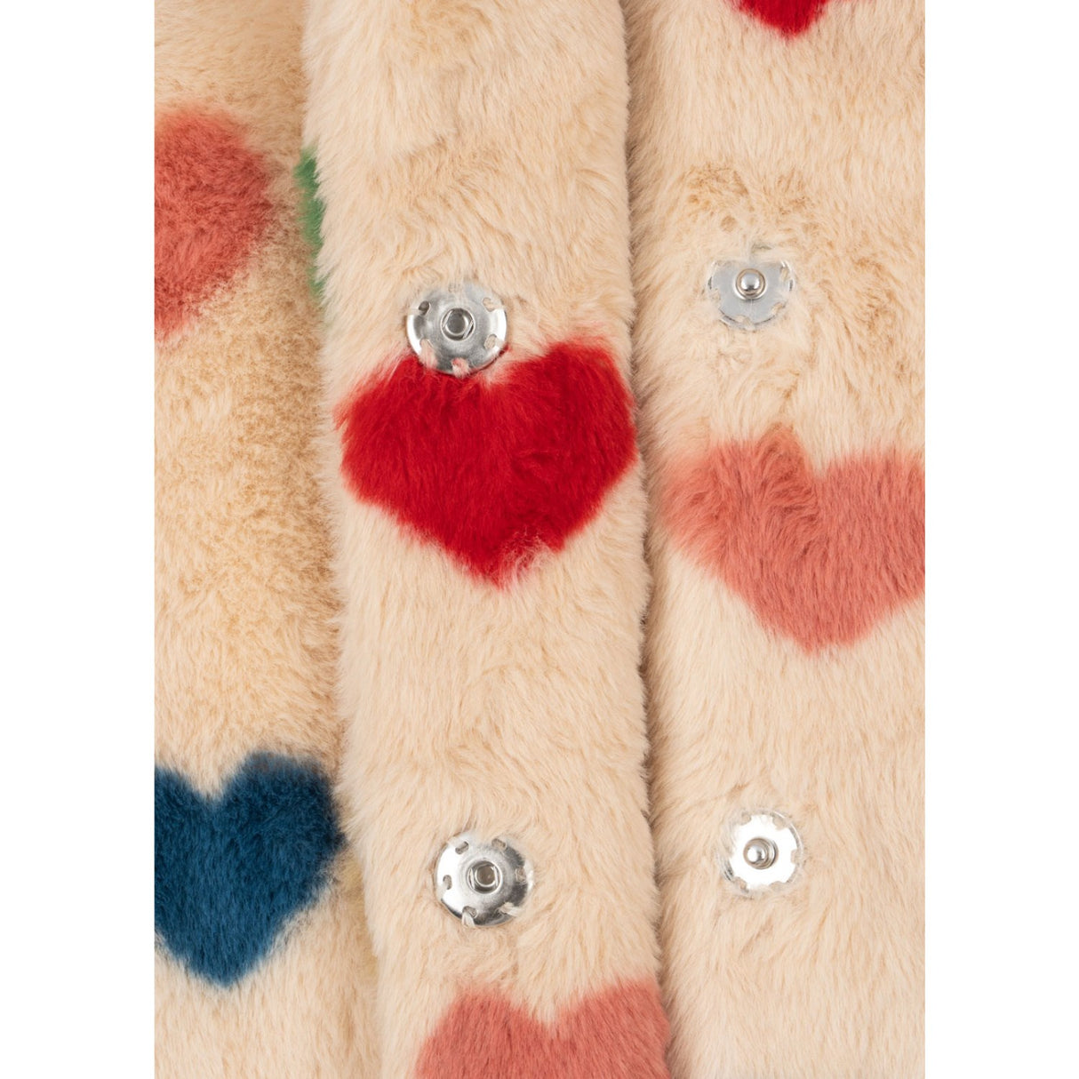 Konges Sløjd Bon Coeur Coloré Fuzzie Coat Grs