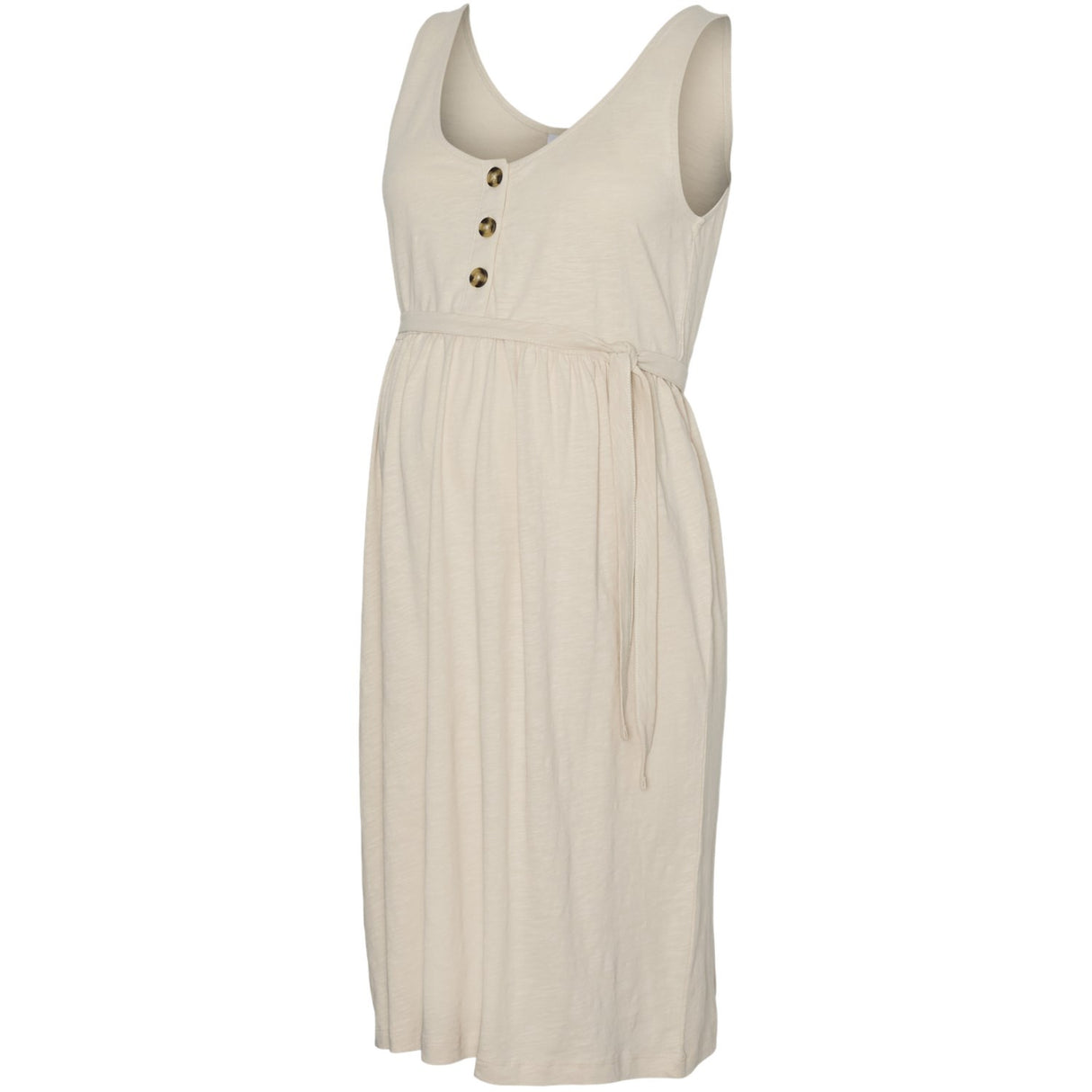 Mama;licious French Oak Mlivy Lia Sl Jrs Abk Dress 2F Noos