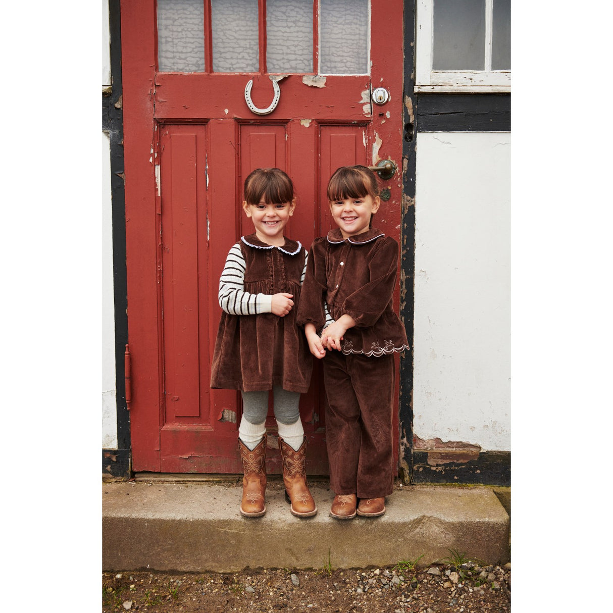 COPENHAGEN COLORS Cognac Bow Limited Ranger Boots W. Warm Lining