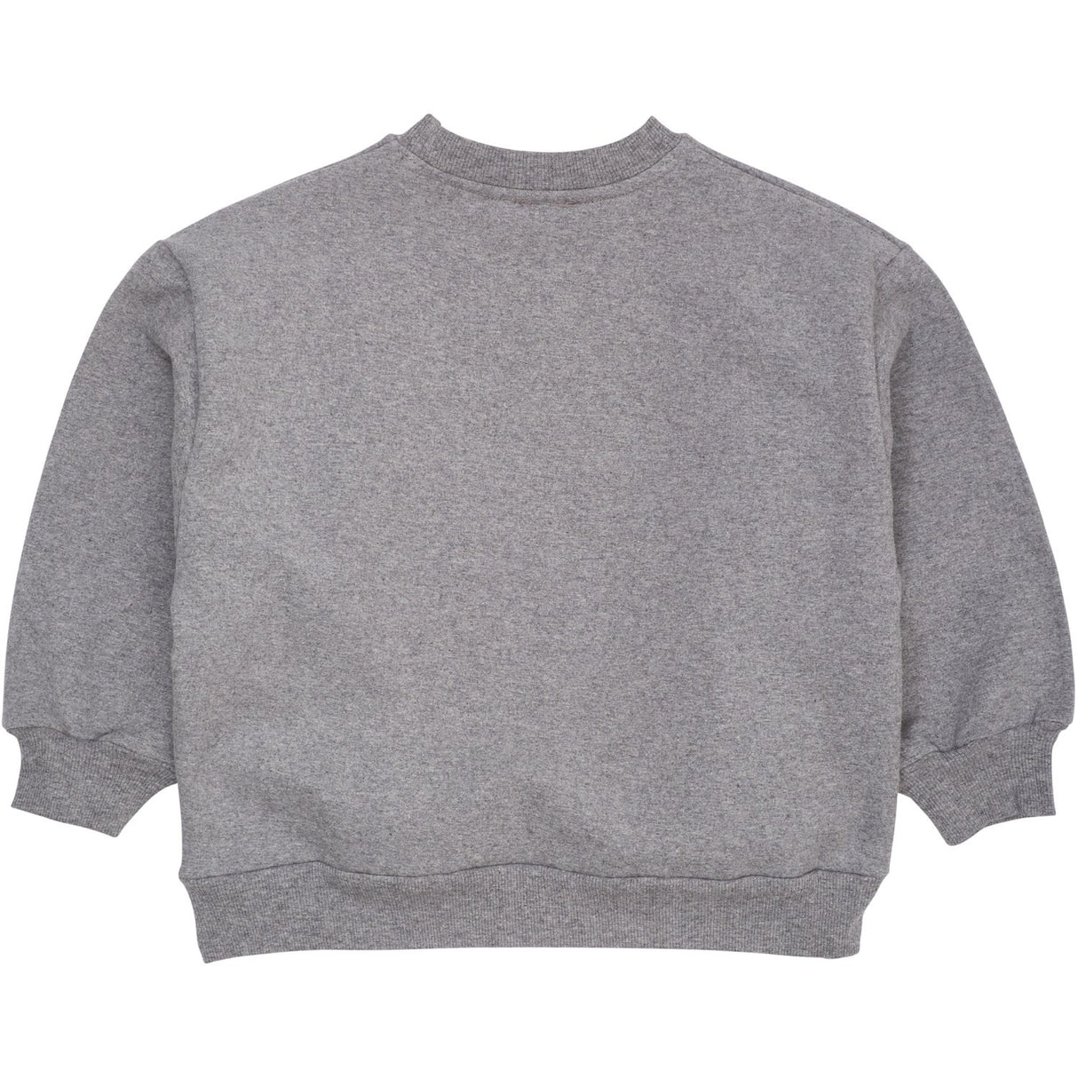 COPENHAGEN COLORS Dk Grey Mel Classic Sweatshirt W. Logo Embroidery