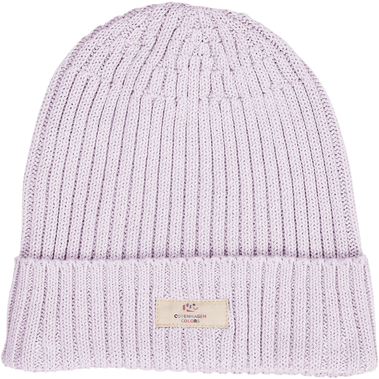 COPENHAGEN COLORS Lavender Cotton Knitted Classic Beanie