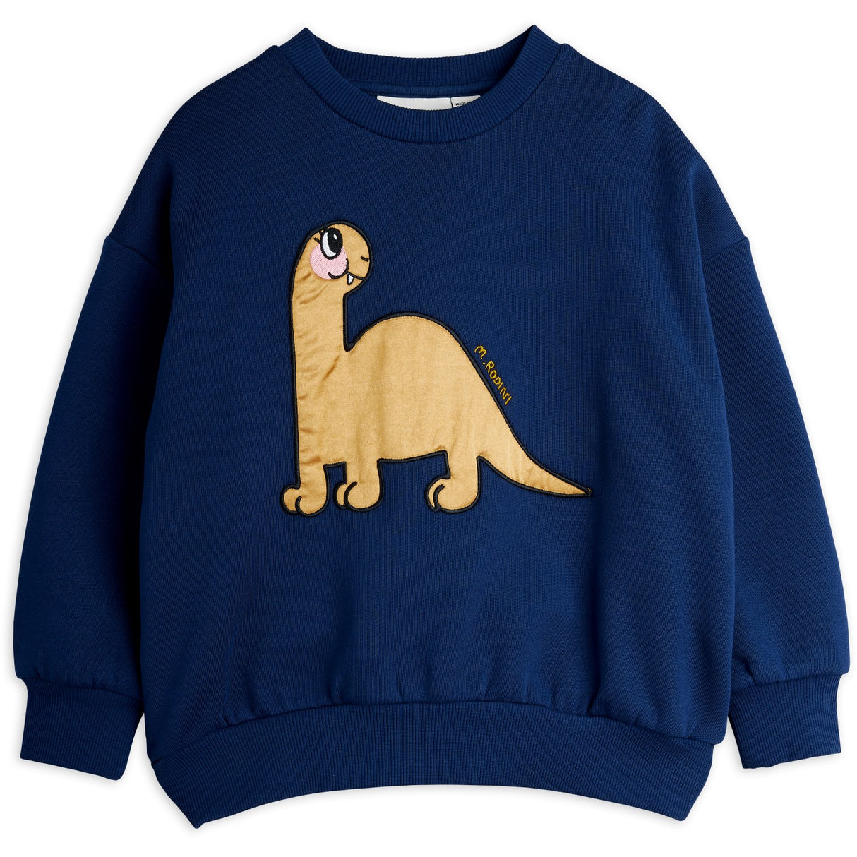 Mini Rodini Blue Dino Application Sweatshirt