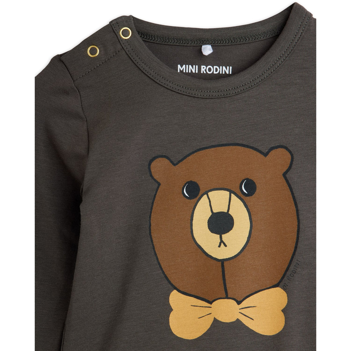 Mini Rodini Grey Bear Sp Ls Body