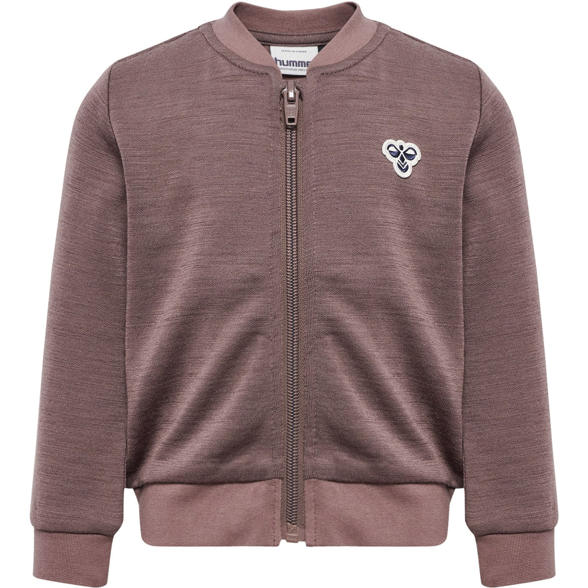 Hummel Twilight Mauve Mini Wool Zip Jacket Bee