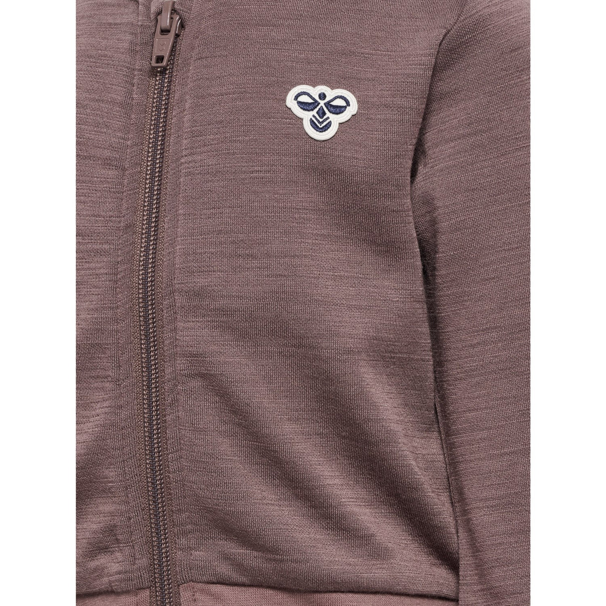 Hummel Twilight Mauve Mini Wool Zip Jacket Bee