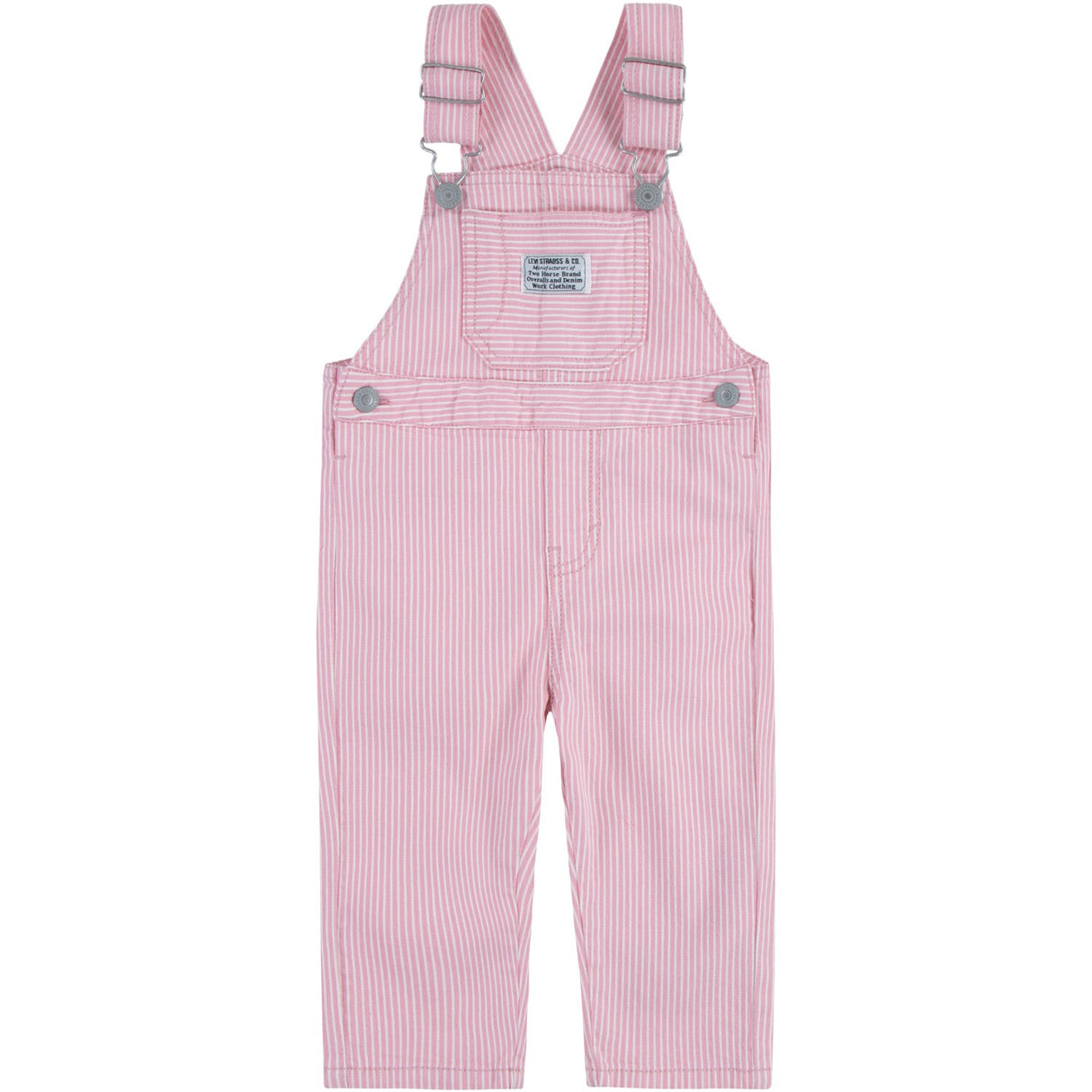 Levi's Bright White Railroad Stripe Overall
