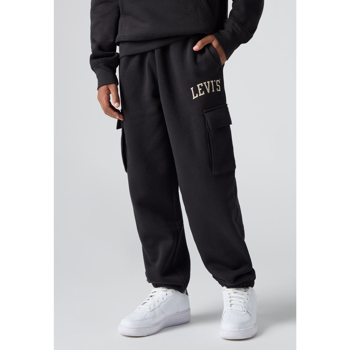 Levi's Jet Black Cargo Jogger
