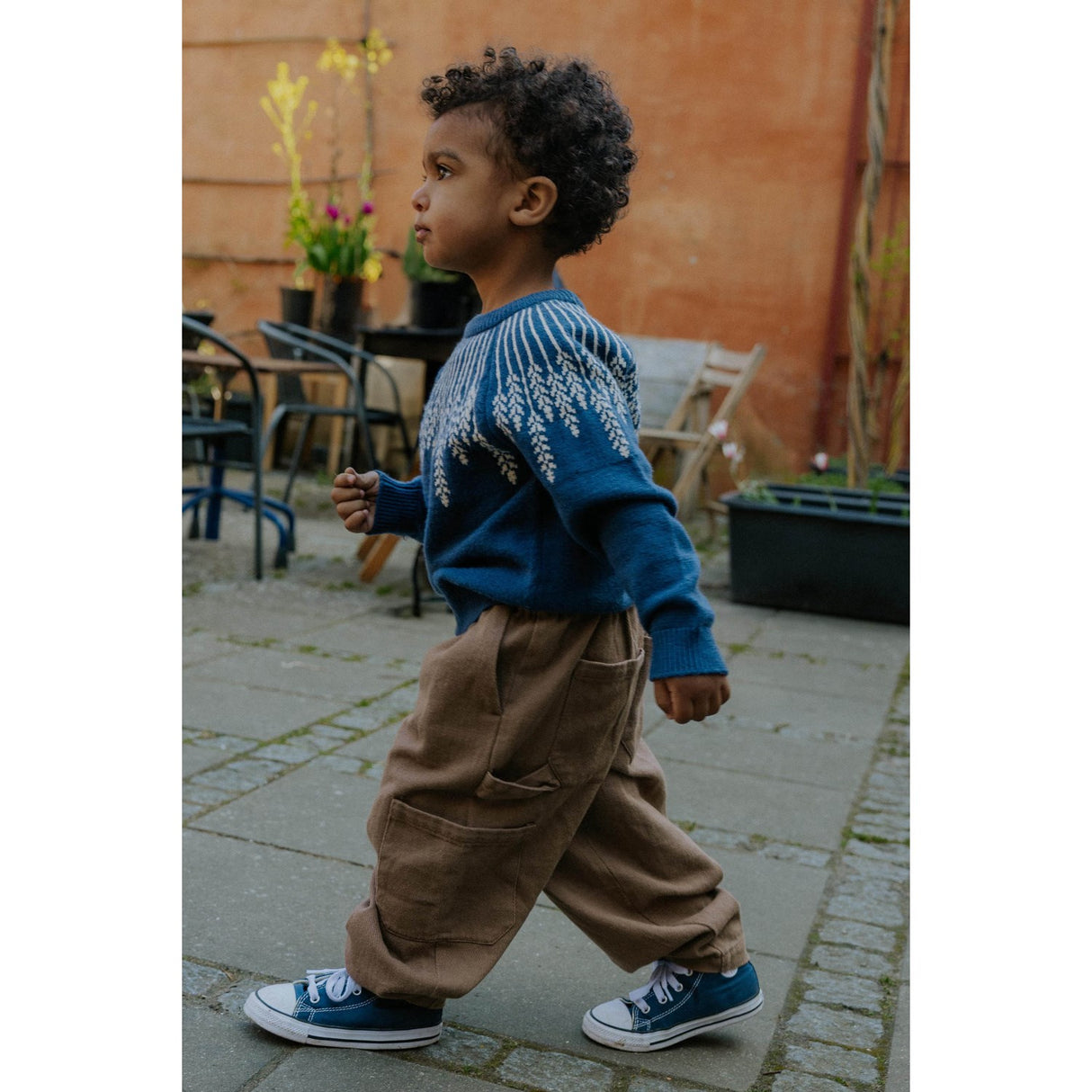 Fliink Insignia Blue Alon Leaf Pullover