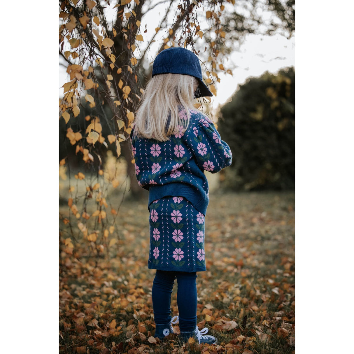 Fliink Insignia Blue Garden Knit Blouse