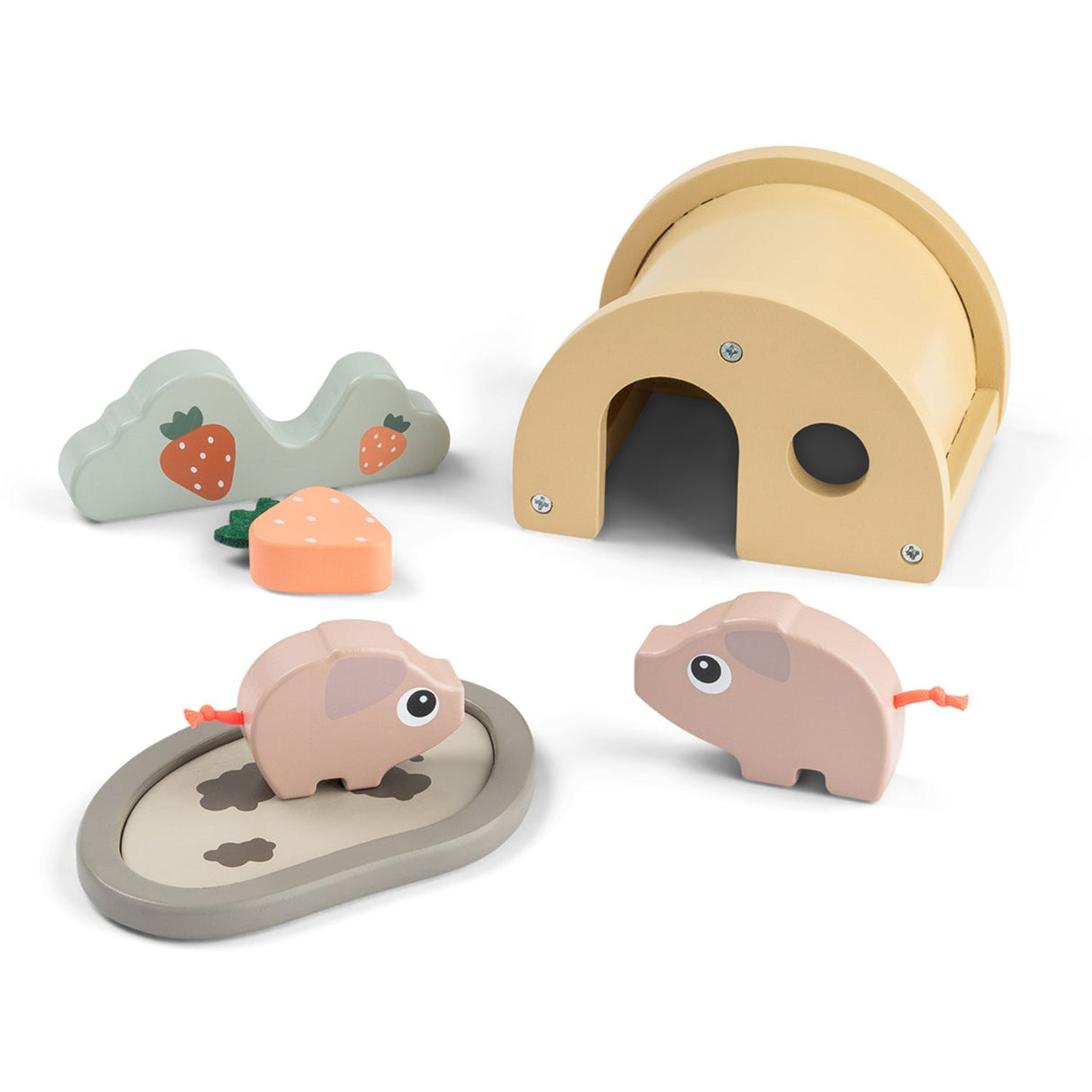 DonebyDeer Colour Mix Tiny Farm Playset Pigee