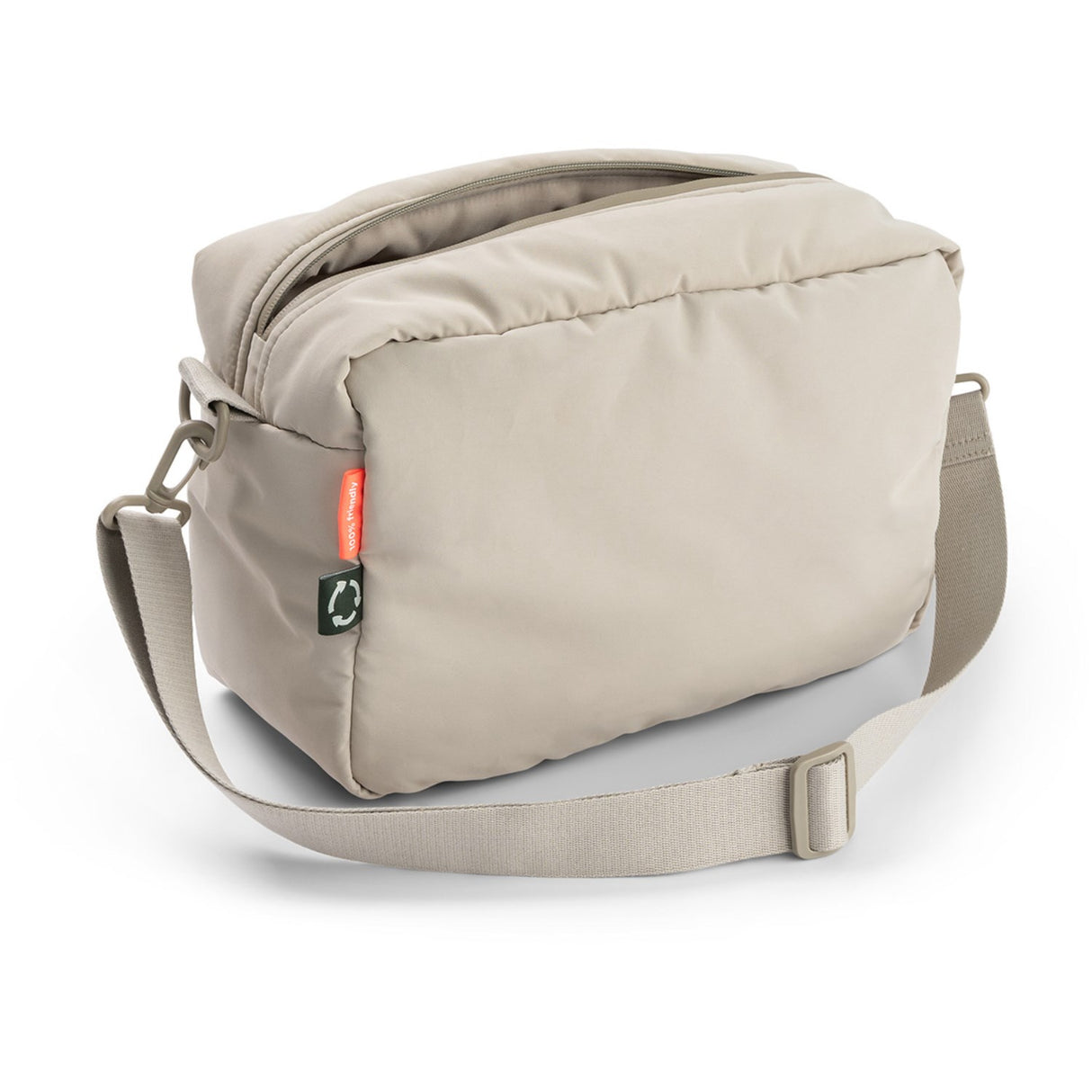 DonebyDeer Sand Quilted Stroller Bag