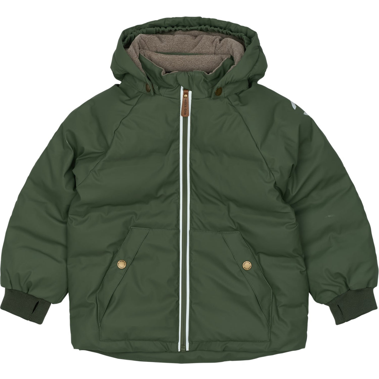 Mikk-Line Thyme PU Puff Jacket