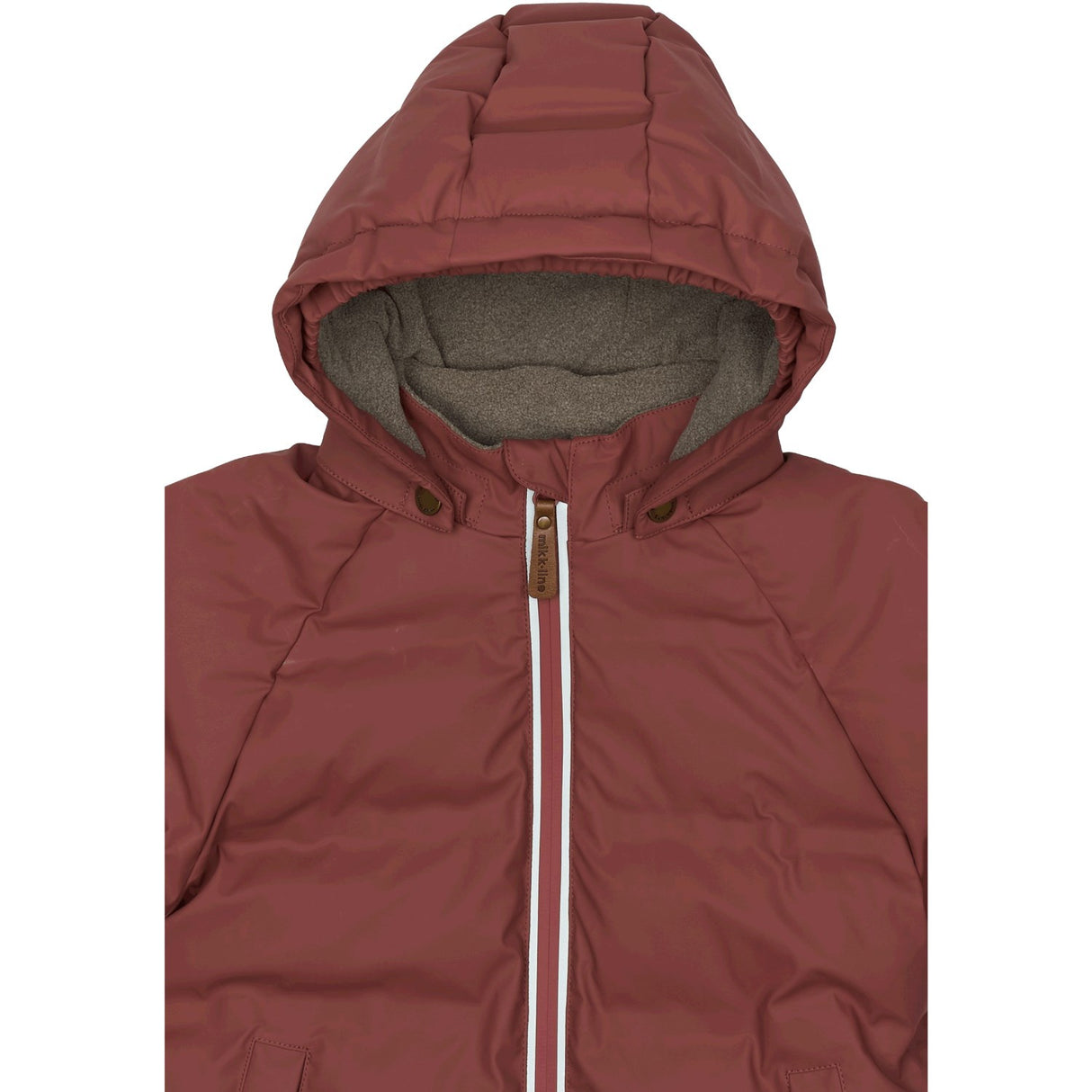 Mikk-Line Apple Butter PU Puff Jacket Rec.