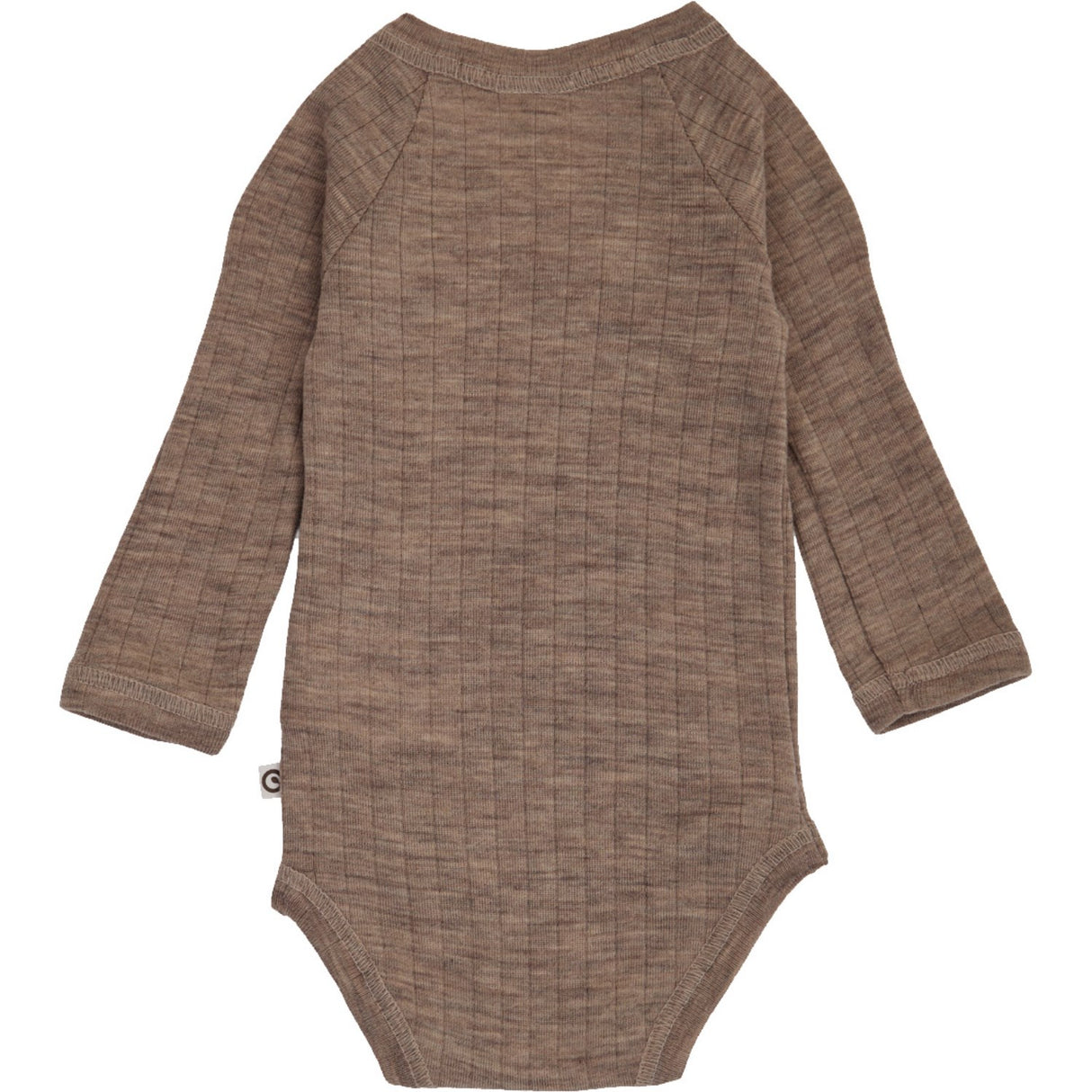 Müsli Walnut Melange Woolly Rib Wrap L/S Body