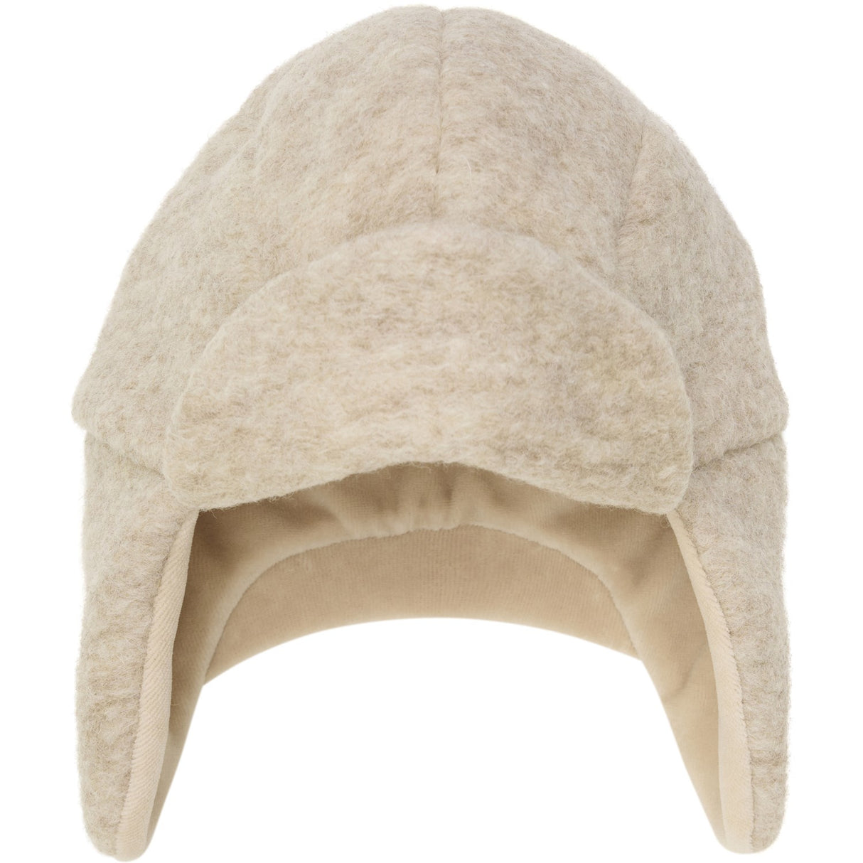 Huttelihut Sand Melange Hat Wool W. Velour Lining