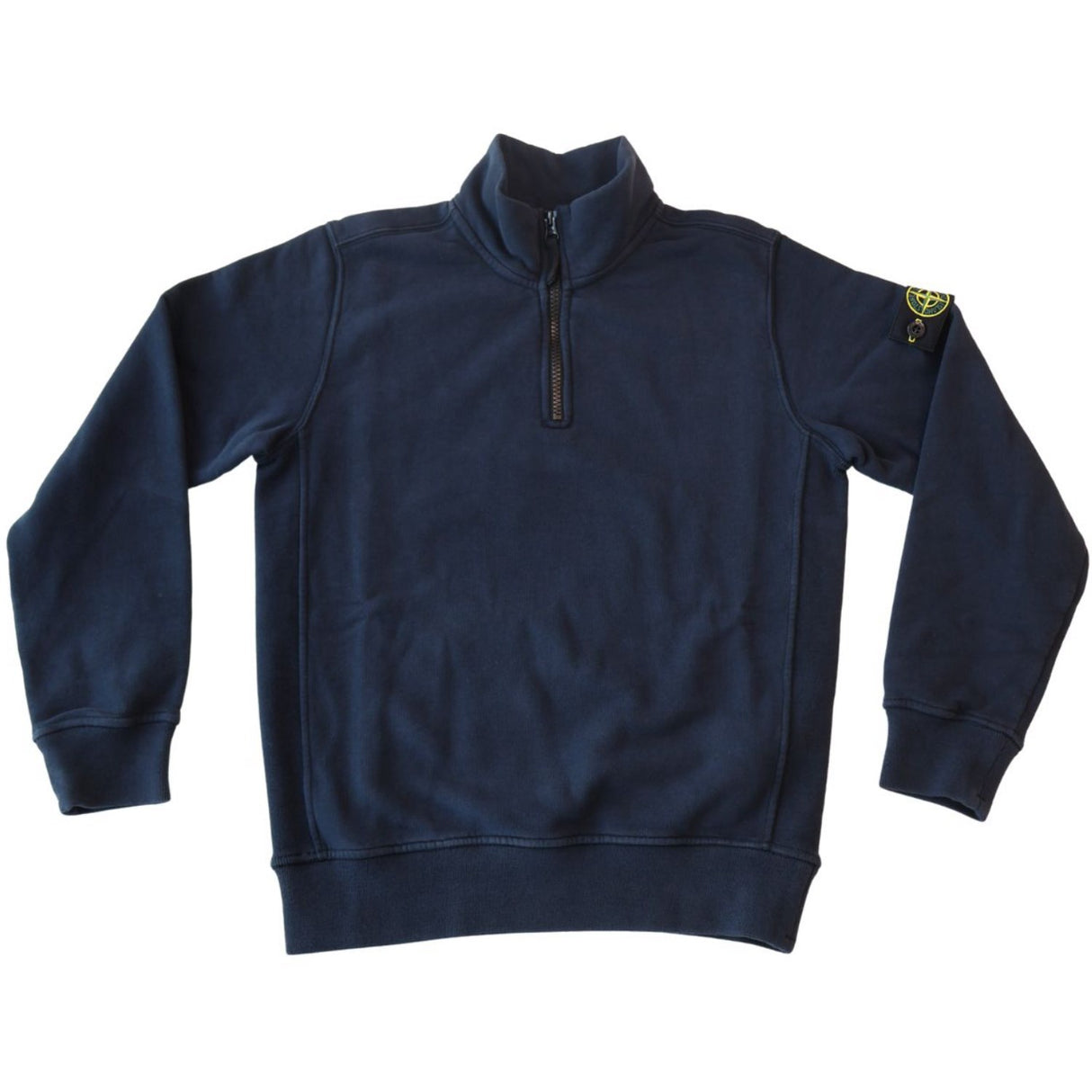 Stone Island Navy Blue Ls Polo