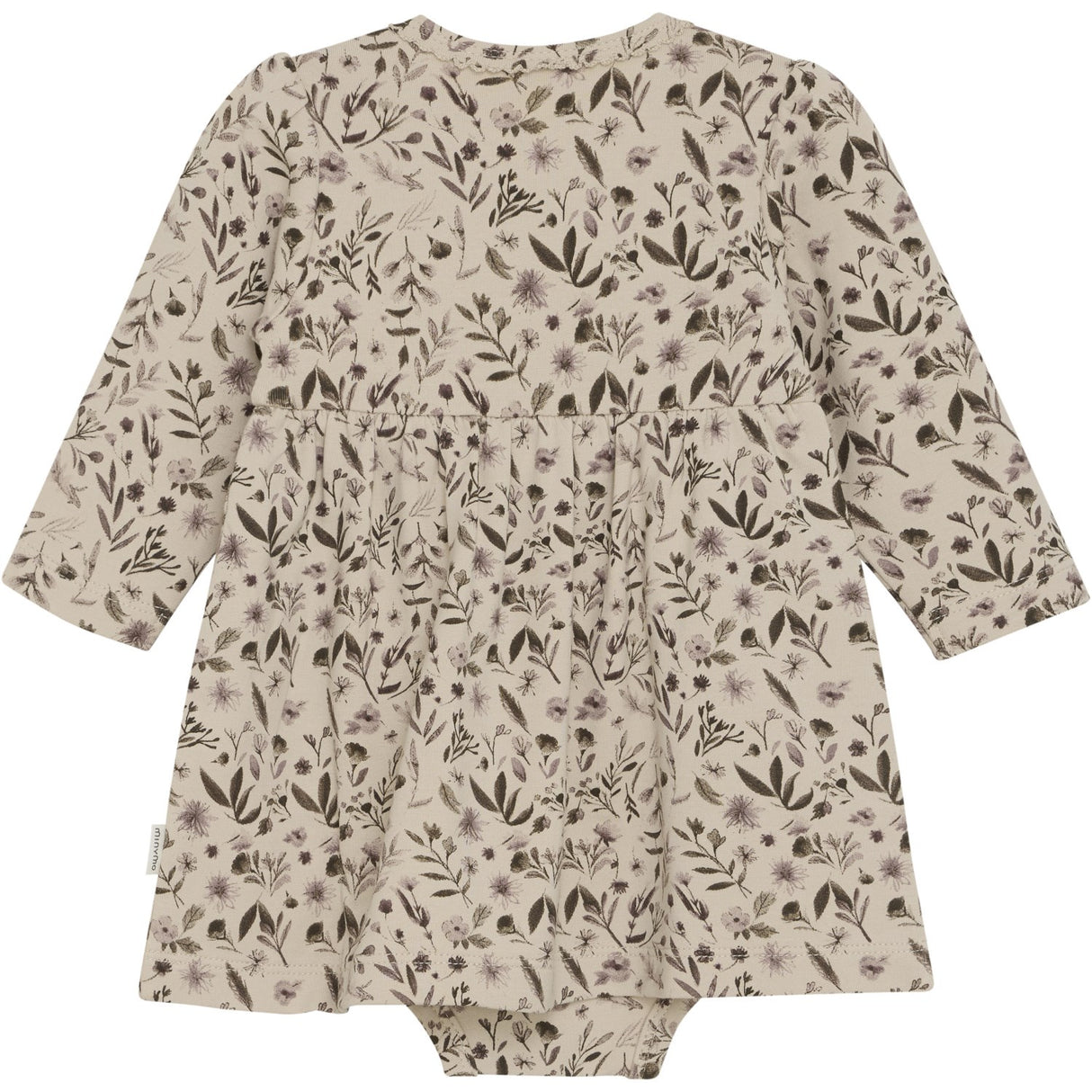 Minymo Smoke Gray Dress LS AOP Sweat