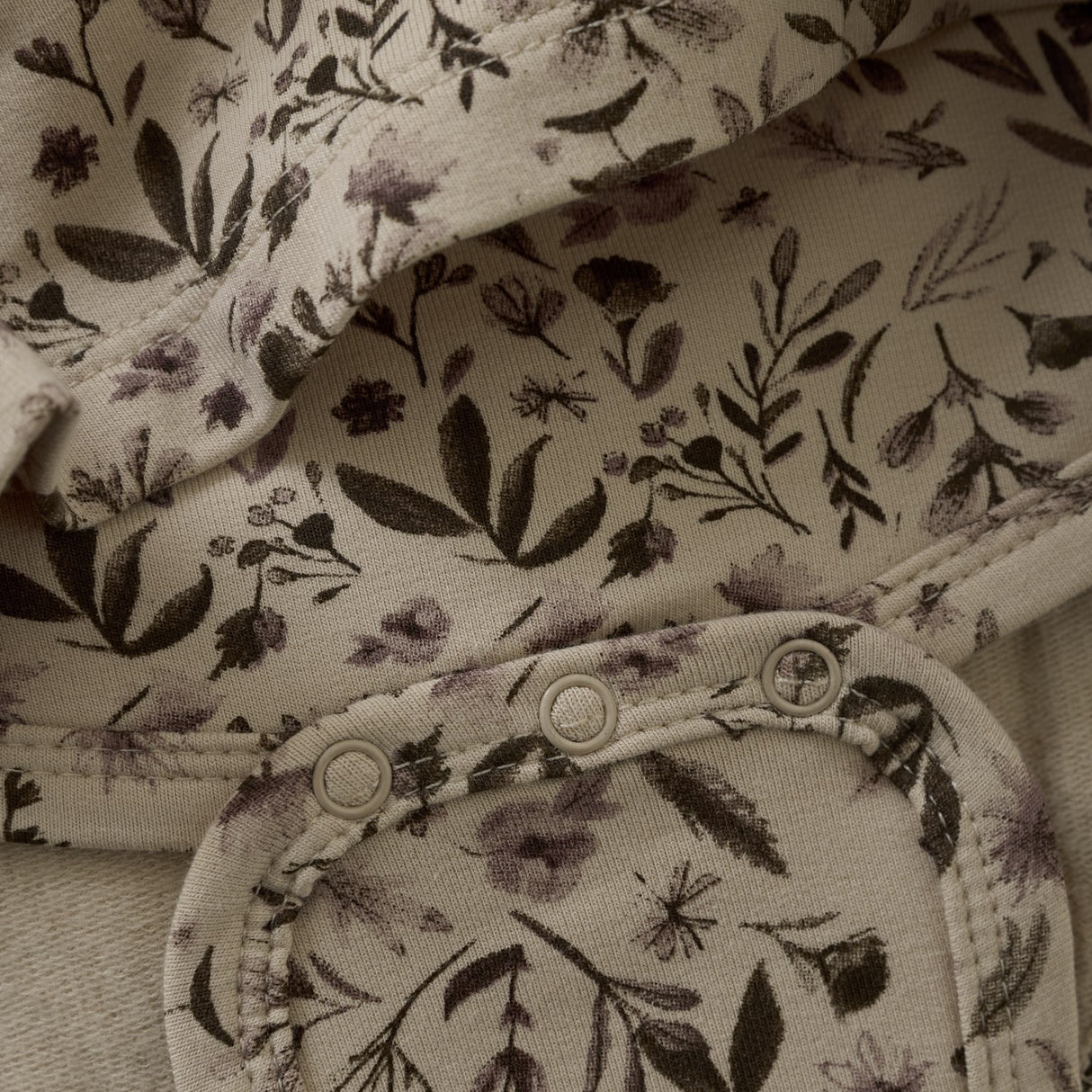 Minymo Smoke Gray Dress LS AOP Sweat