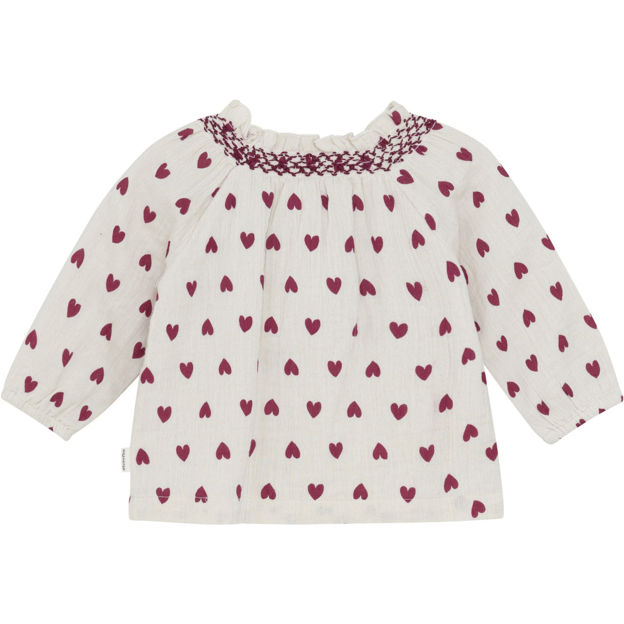 Minymo Eggnog Blouse LS AOP