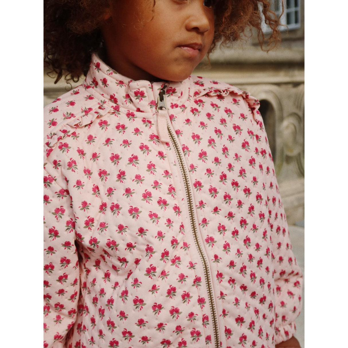 Konges Sløjd Rosie Blush Thermo Frill Jacket Grs