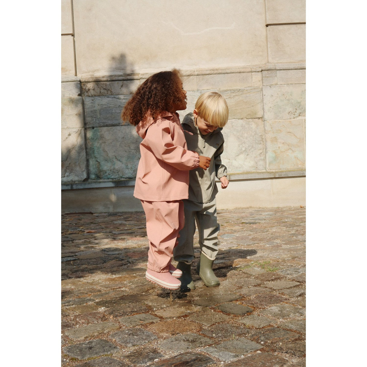 Konges Sløjd Cameo Brown Plainy Rain Set