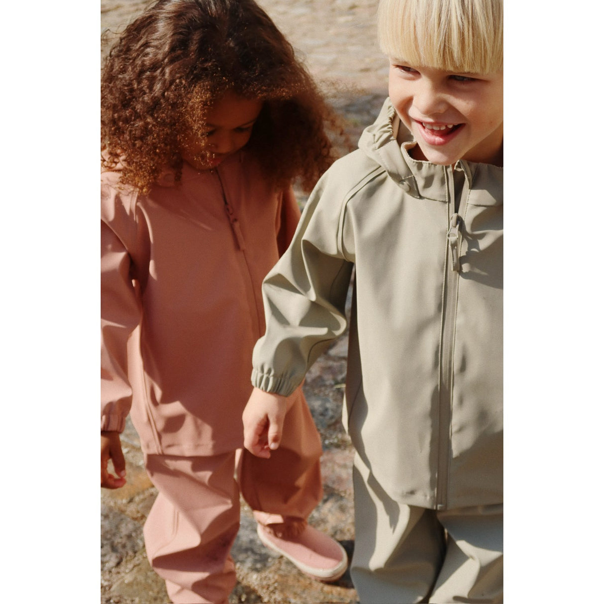 Konges Sløjd Cameo Brown Plainy Rain Set