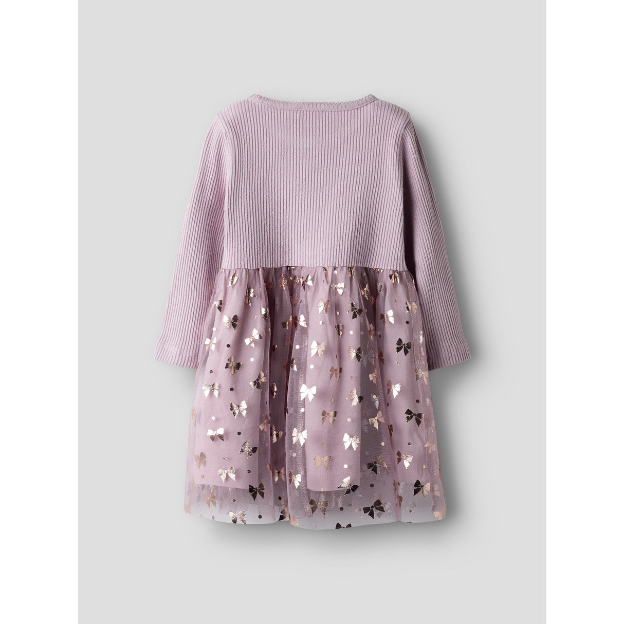 Name It Keepsake Lilac Nmfrosally Ls Dress