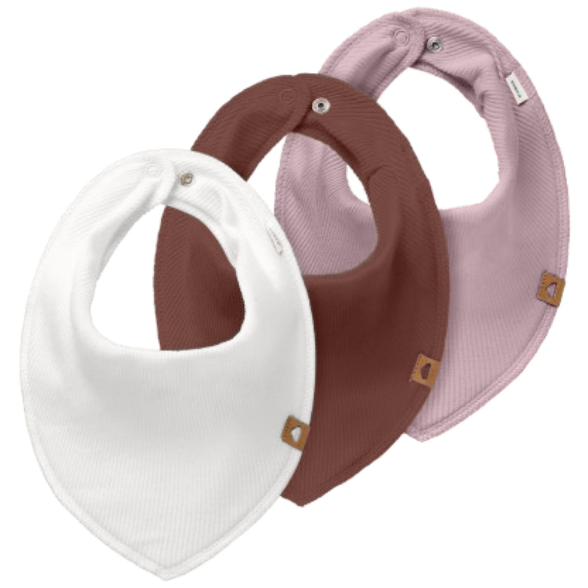 Name It Cloud Dancer Nbfyvette 3p Rib Scarf Bib