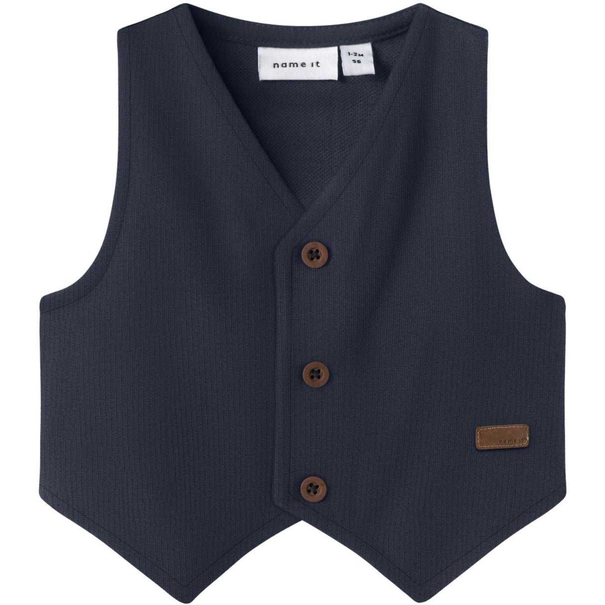 Name It Navy Blazer Solid Nbmrobino Waistcoat