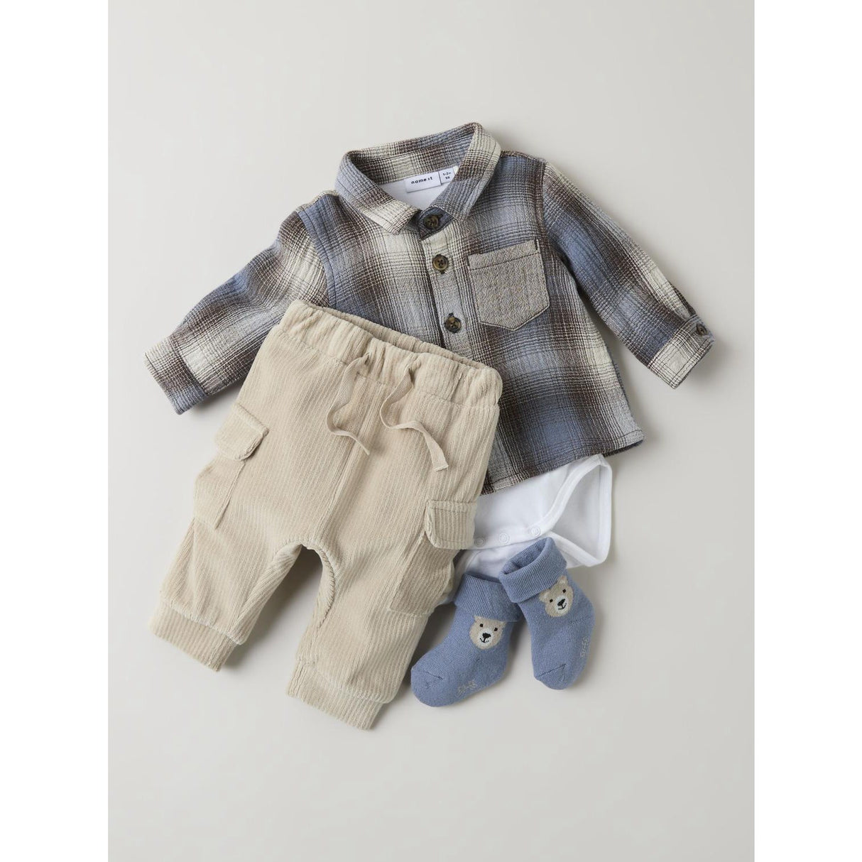 Name It Island Fossil Nbmronny Vel Pants