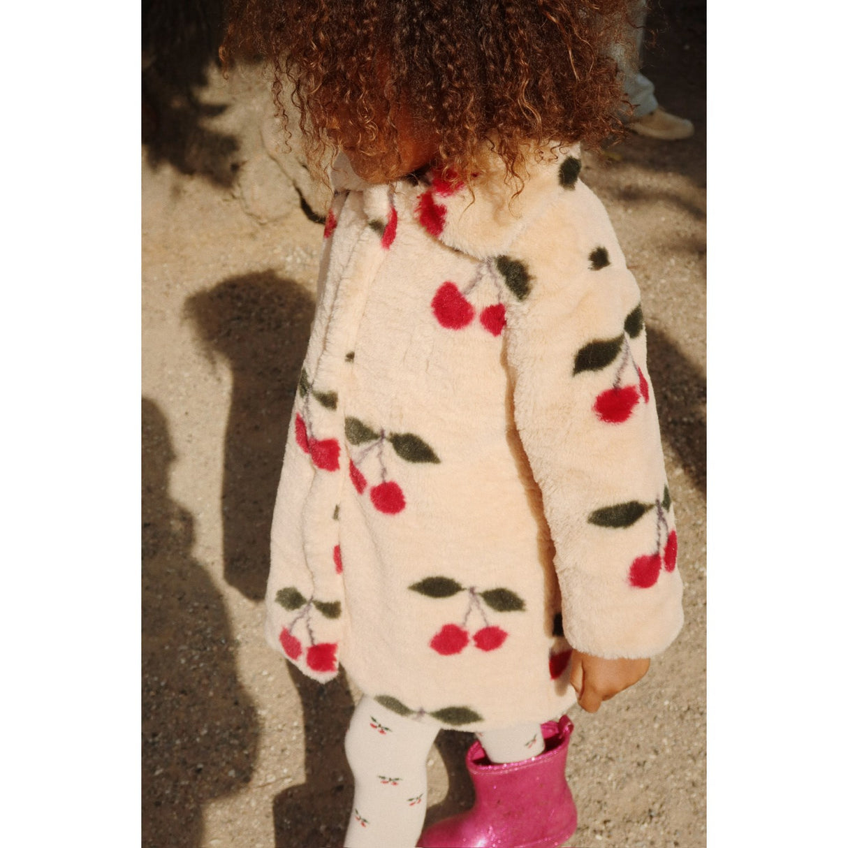 Konges Sløjd Ma Grande Cerise Fuzzie Coat Grs