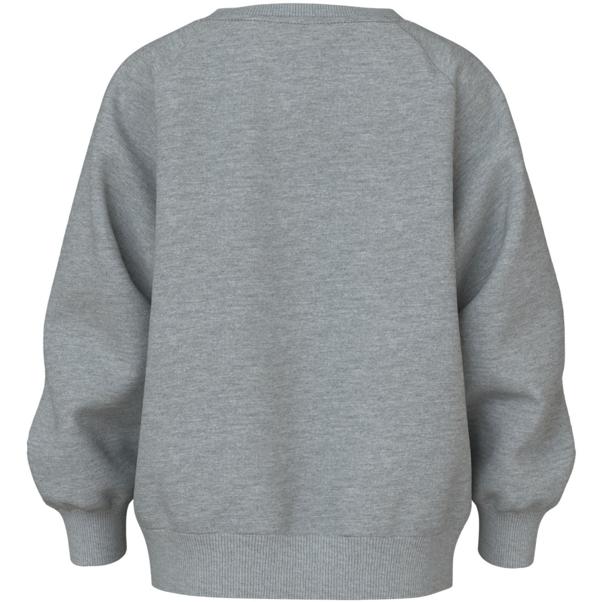 Name It Grey Melange Rainbow Clouds Nmfvenus Ls Nreg Sweat Bru