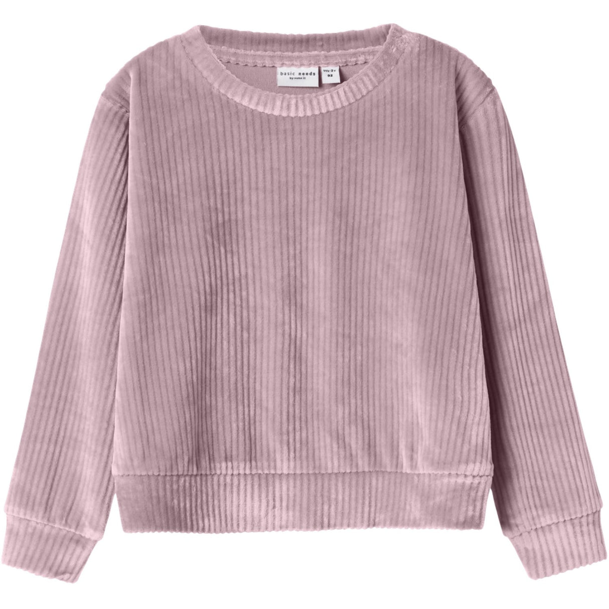 Name It Keepsake Lilac Nmfveloa Ls Velvet Short Top