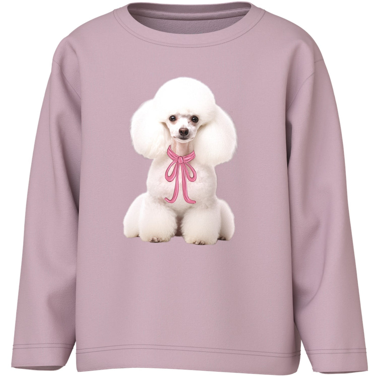 Name It Keepsake Lilac Poodle Bow Nmfvotea Ls Nreg Top