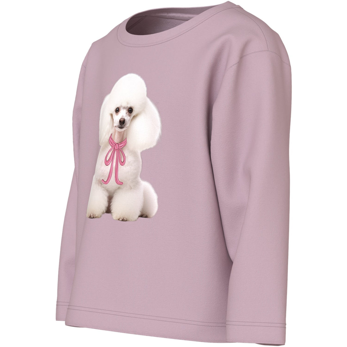 Name It Keepsake Lilac Poodle Bow Nmfvotea Ls Nreg Top
