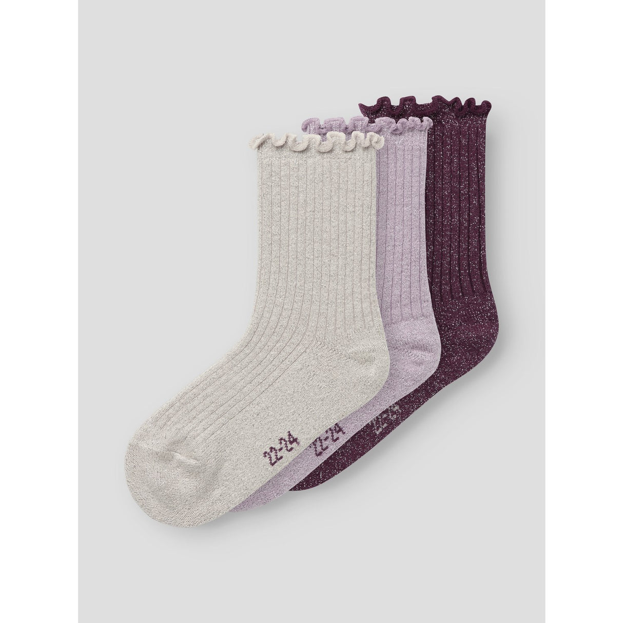 Name It Keepsake Lilac Nmfrosie 3p Socks