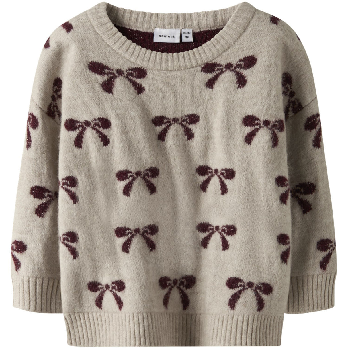 Name It Cement Nmfsenya Ls Knit