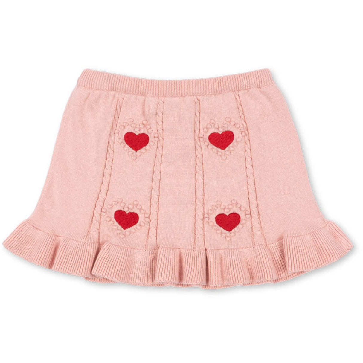 Konges Sløjd Silver Pink Soleil Knit Skirt GOTS