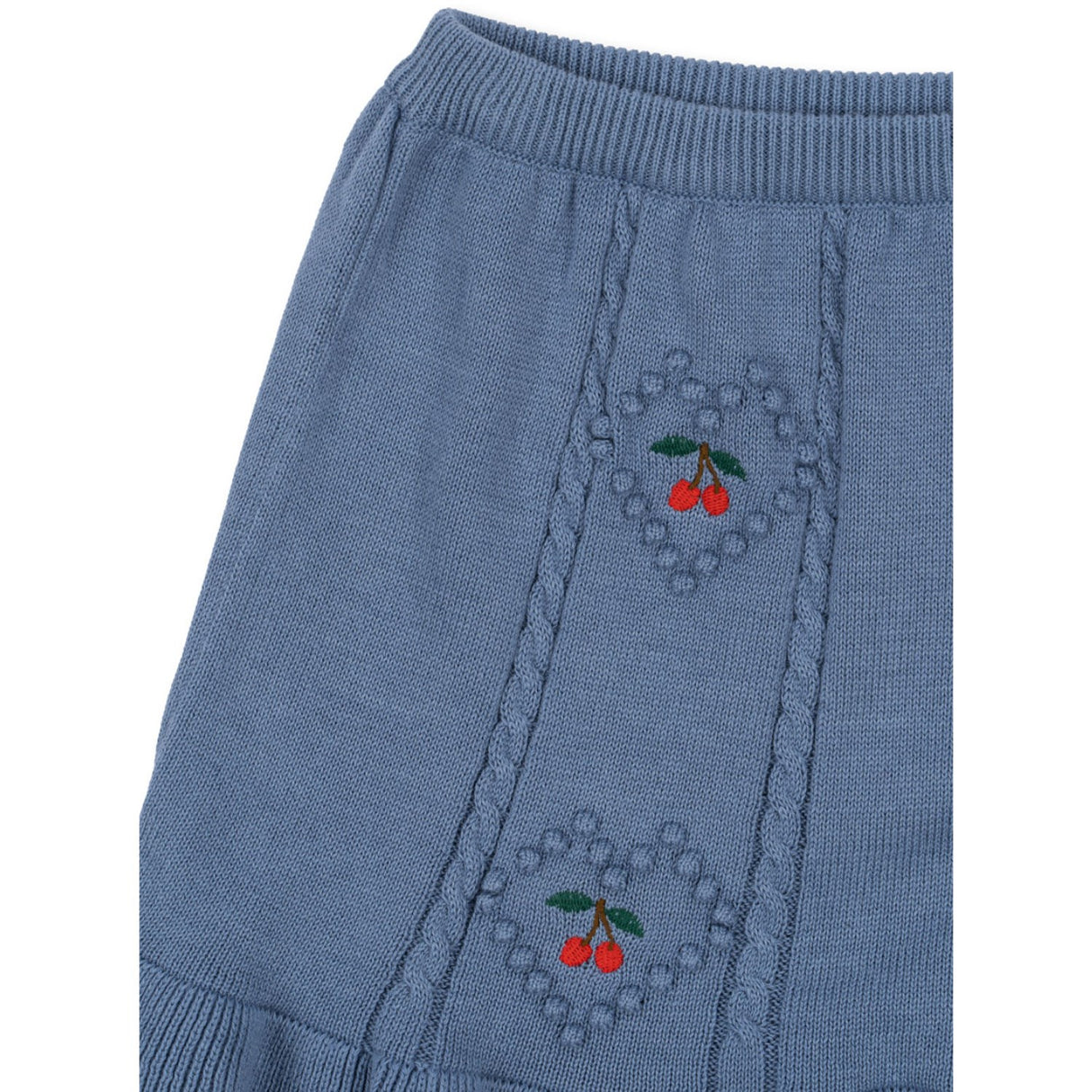 Konges Sløjd Country Blue Soleil Knit Skirt GOTS