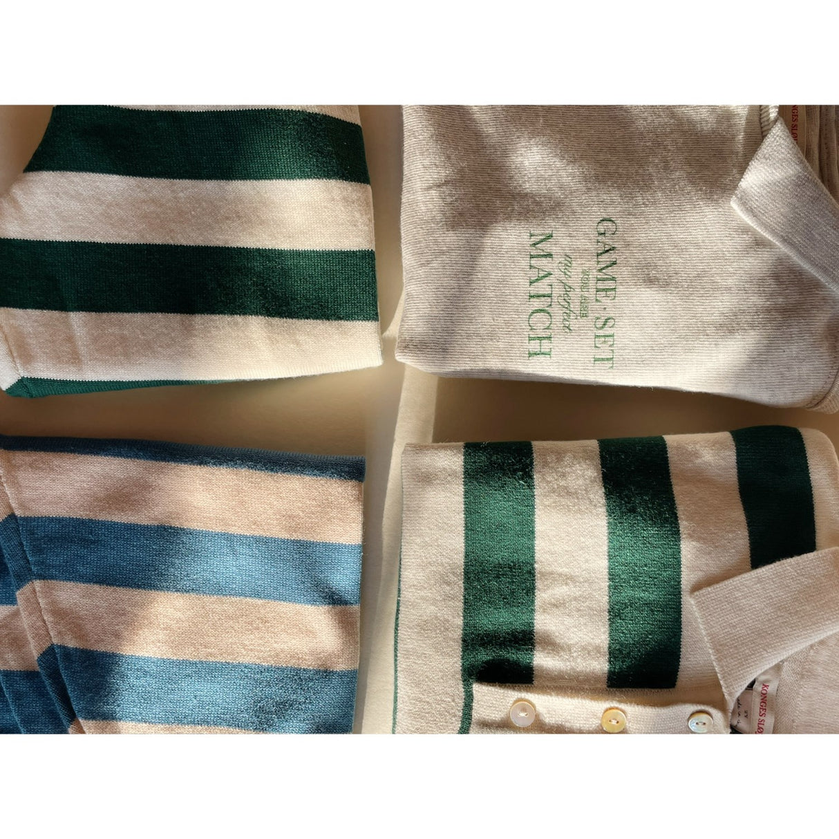 Konges Sløjd Pine Grove Stripe Manis Knit Polo