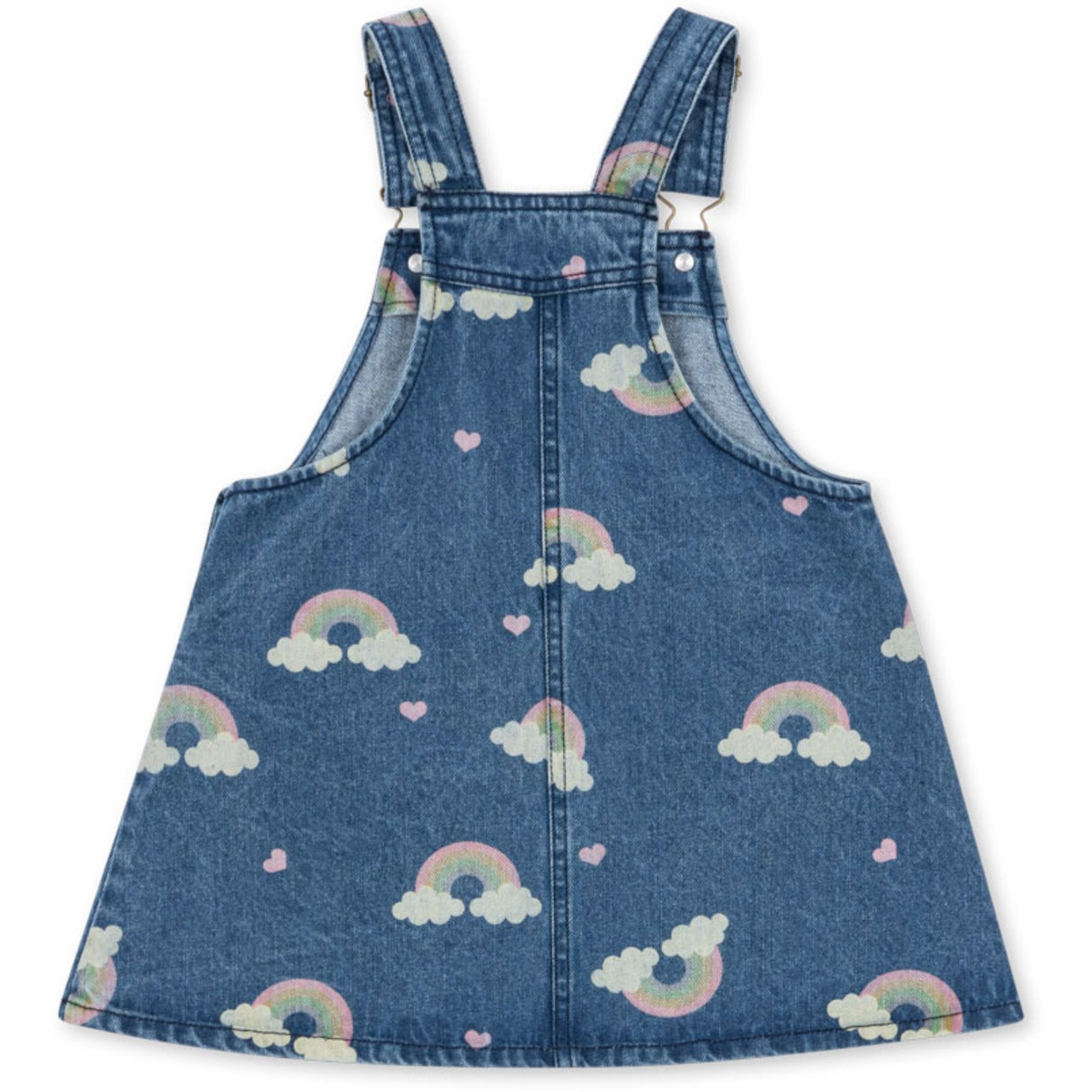 Konges Sløjd Rainbow Magot Overall Dress Denim GOTS