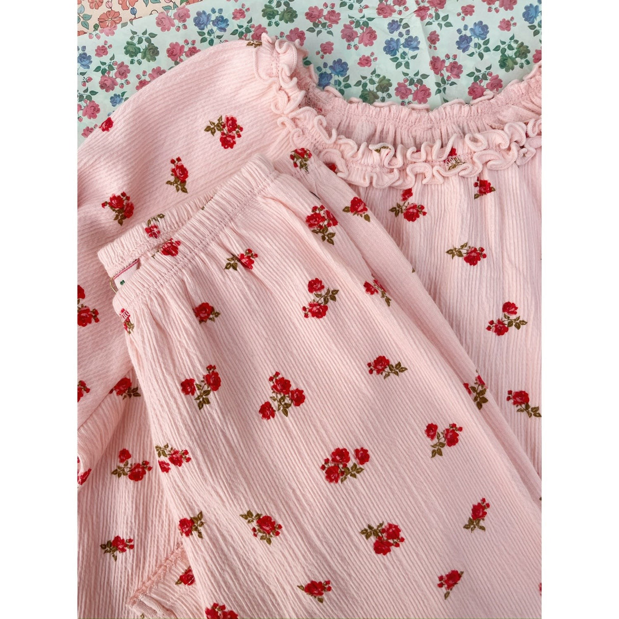 Konges Sløjd Rosa Pink Chleo Pants GOTS