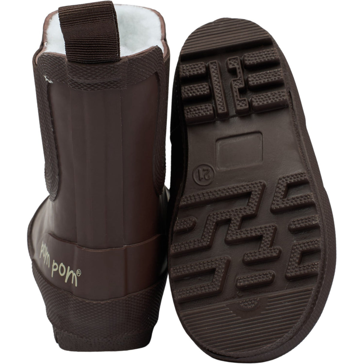 Pom Pom Chocolate Brook GumBoots Thermo Ankle