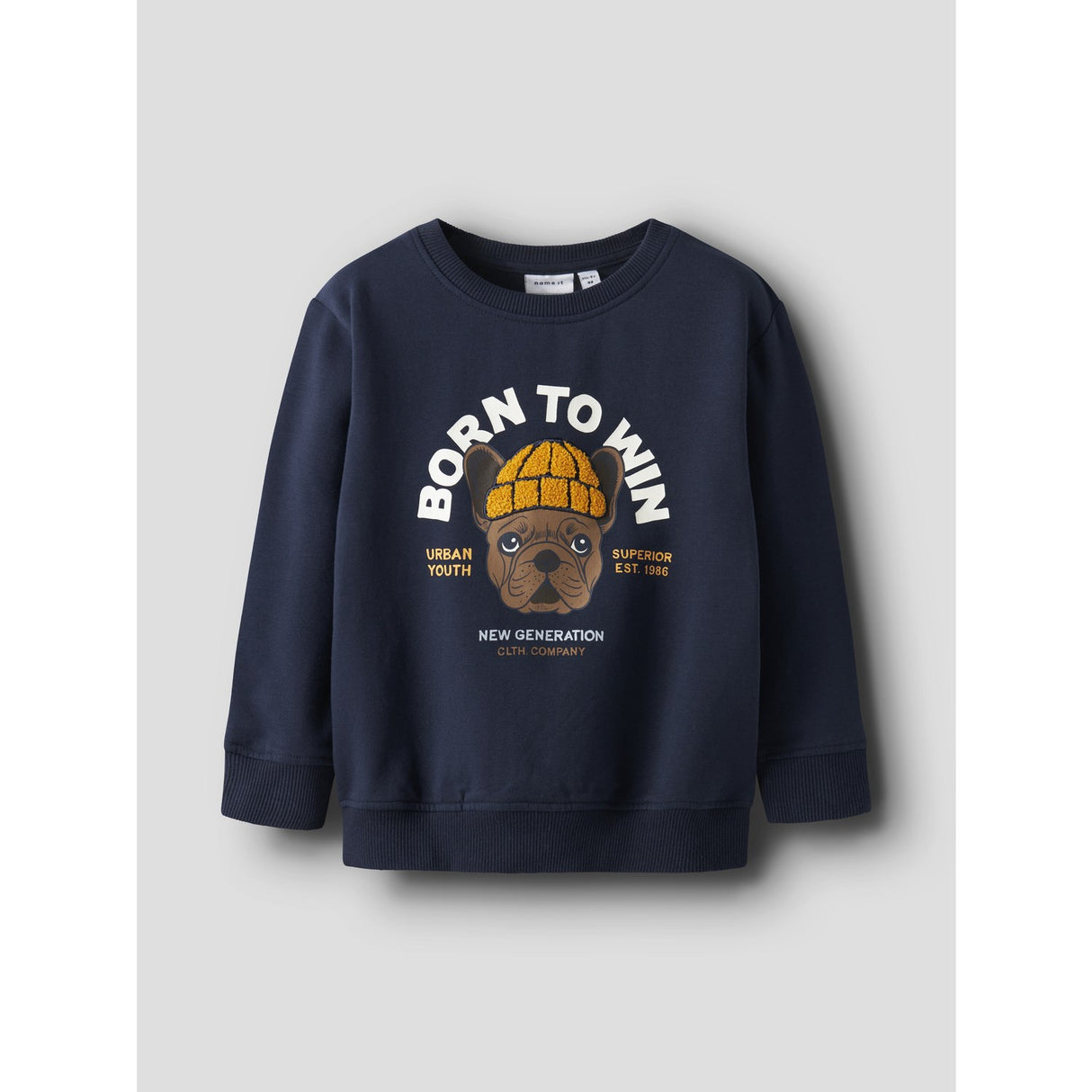 Name It Navy Blazer Nmmriguna Ls Nreg Sweat Bru Box