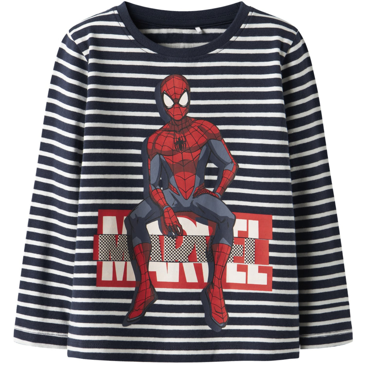 Name It Navy Blazer Nmmodys Spider Ls Nreg Top Mar