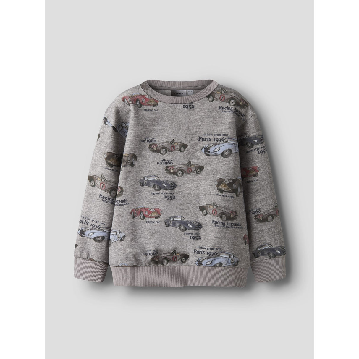Name It Grey Melange Nmmreiner Ls Nreg Sweat Bru Box